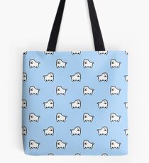 Undertale Annoying Dog - Pastel Blue Tote Bag