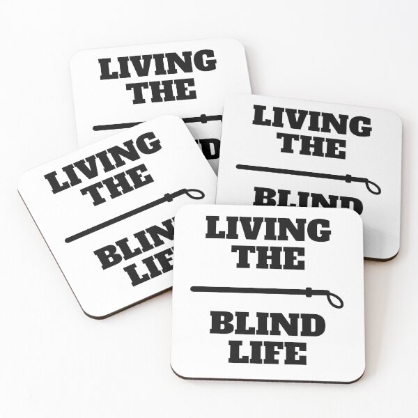 Item preview, Living the blind life visually impaired low vision white designed and sold by daguilon.