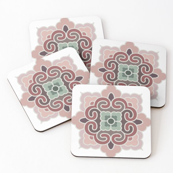 Item preview, Korean Traditional Beige Pattern Style 9 on White BG designed and sold by FollowtheOrigin.