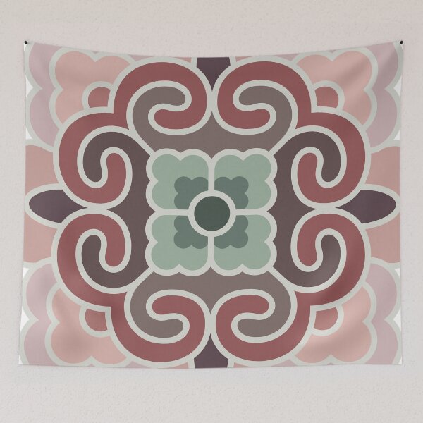 Item preview, Korean Traditional Beige Pattern Style 9 on White BG designed and sold by FollowtheOrigin.
