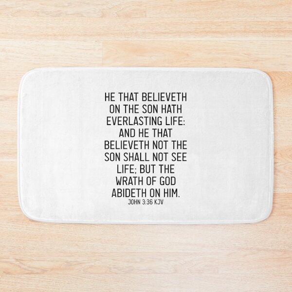 Item preview, John 3:36 KJV designed and sold by Logosdesignshop.