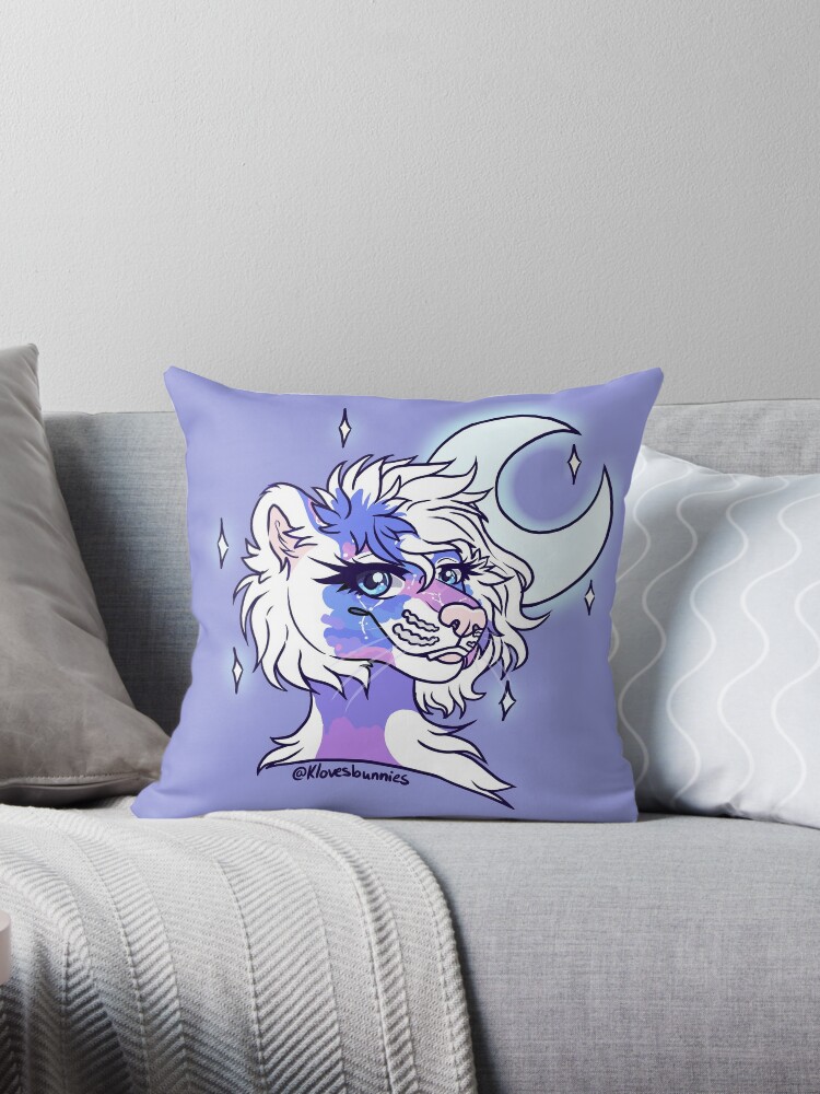 Throw Pillow, Celeste designed and sold by klovesbunnies
