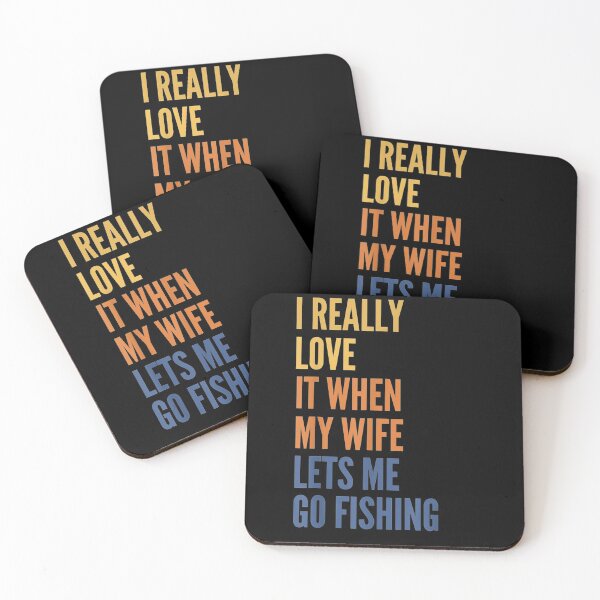Item preview, Mens Humor I Really Love It When My Wife Lets Me Go Fishing Joke  designed and sold by shirleyfinley.