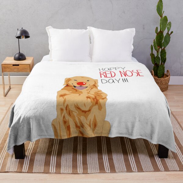 Item preview, Happy Golden Retriever - Red Nose designed and sold by Lady Grim.