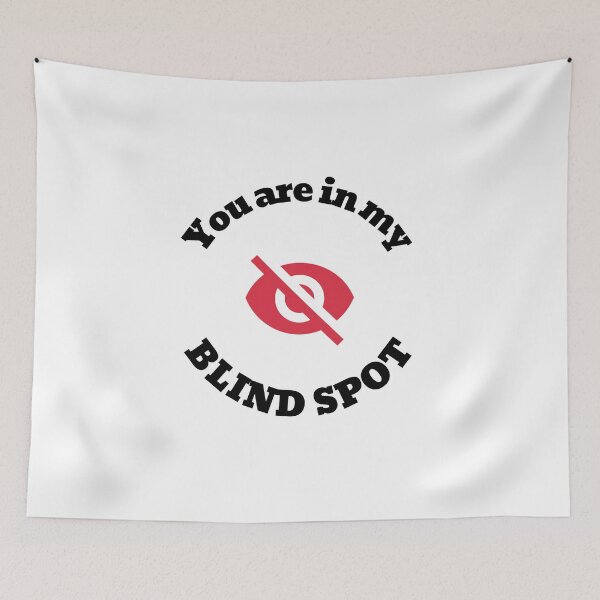 Item preview, Blind spot, blind life visually impaired low vision white designed and sold by daguilon.