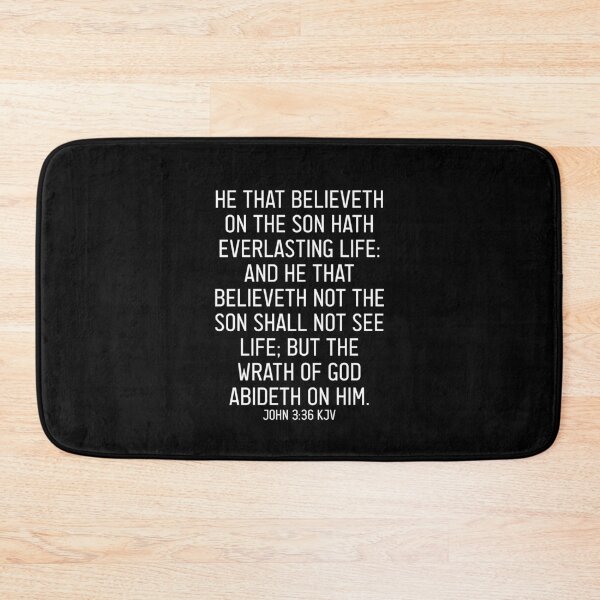 Item preview, John 3:36 KJV designed and sold by Logosdesignshop.