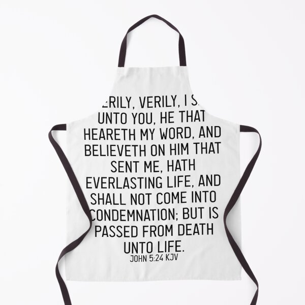 Item preview, John 5:24 KJV designed and sold by Logosdesignshop.