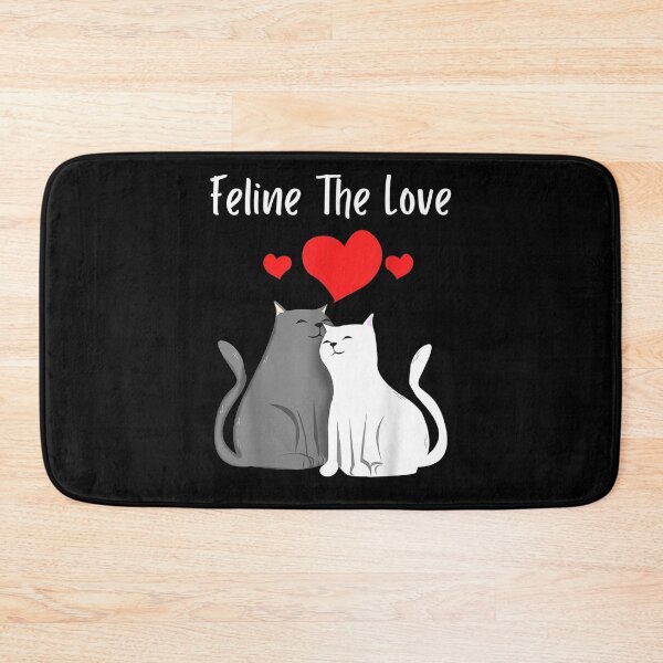 Item preview, Feline The Love Heart Cat Love Meow Cat Lover  designed and sold by shirleyfinley.