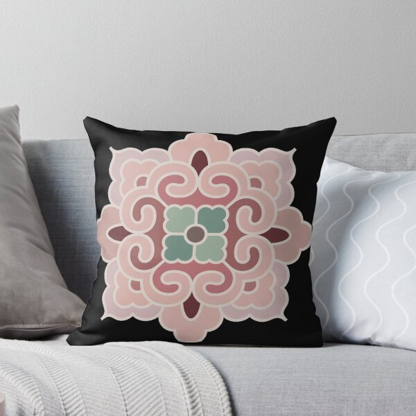 Item preview, Korean Traditional Beige Pattern Style 10 on Black BG designed and sold by FollowtheOrigin.