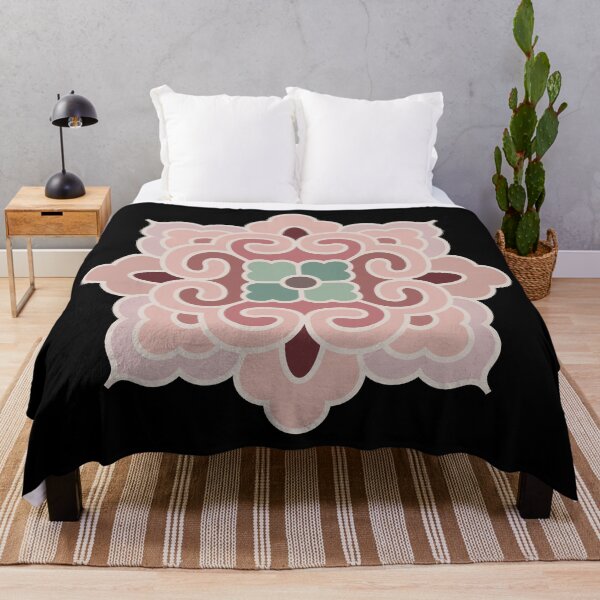 Item preview, Korean Traditional Beige Pattern Style 10 on Black BG designed and sold by FollowtheOrigin.