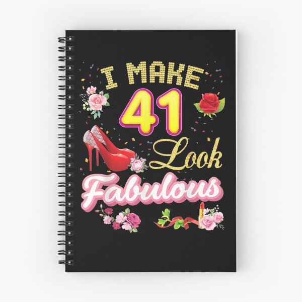 Item preview, I Make 41 Look Fabulous 41st Happy Birthday Pink Shoe Queen  designed and sold by shirleyfinley.