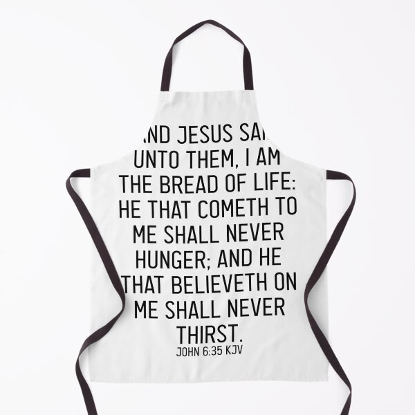 Item preview, John 6:35 KJV designed and sold by Logosdesignshop.