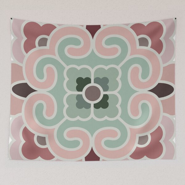 Item preview, Korean Traditional Beige Pattern Style 12 on White BG designed and sold by FollowtheOrigin.
