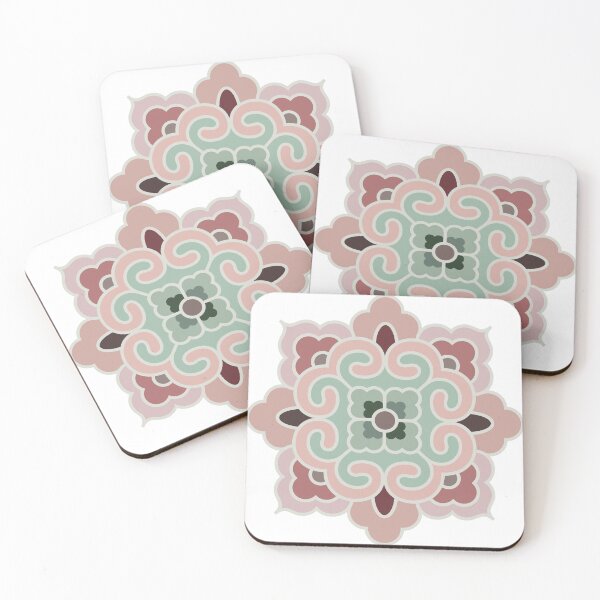 Item preview, Korean Traditional Beige Pattern Style 12 on White BG designed and sold by FollowtheOrigin.
