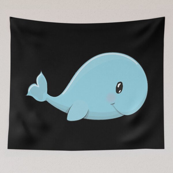 Item preview, Whale Cute Kawaii Cartoon designed and sold by ProjectX23.