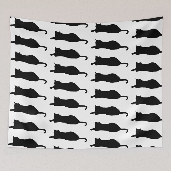 Item preview, Silhouette of a Cat Lying Down   designed and sold by Lena-Bear.