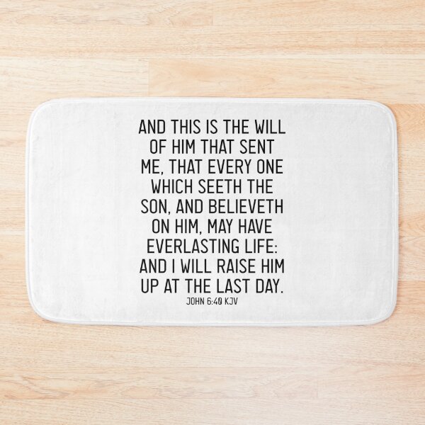 Item preview, John 6:40 KJV designed and sold by Logosdesignshop.