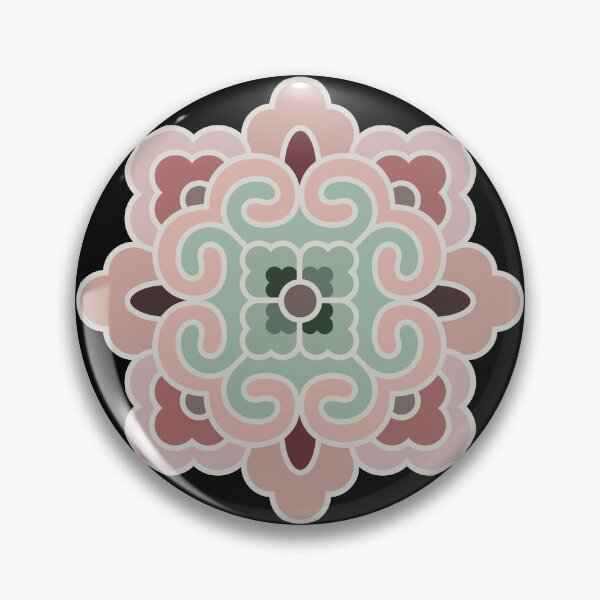 Item preview, Korean Traditional Beige Pattern Style 12 on Black BG designed and sold by FollowtheOrigin.