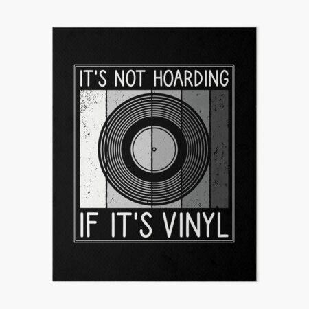 It's Not Hoarding If It's Vinyl Funny Vinyl Record Tote Bag