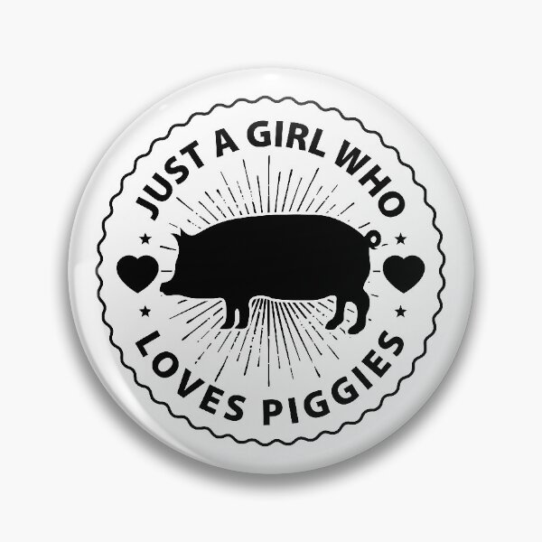 Item preview, Just A Girl Who Loves Piggies | Adorable Pigs designed and sold by GravitiTees.