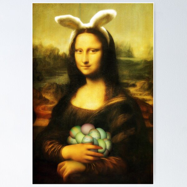 Artikel-Vorschau von Mona Lisa Osterhase, designt und verkauft von Gravityx9.