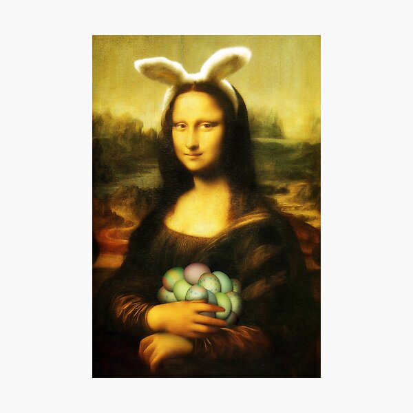 Item preview, Mona Lisa Easter Bunny  designed and sold by Gravityx9.