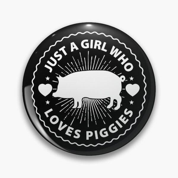 Item preview, Just A Girl Who Loves Piggies | Cute Pigs designed and sold by GravitiTees.
