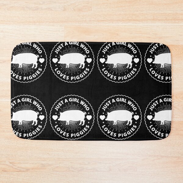 Item preview, Just A Girl Who Loves Piggies | Cute Pigs designed and sold by GravitiTees.
