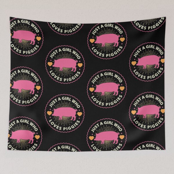 Item preview, Just A Girl Who Loves Piggies | Pet Pigs designed and sold by GravitiTees.