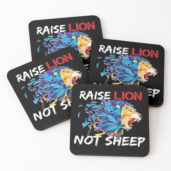 Item preview, Raise Lions Not Sheep designed and sold by Gamers Hub.