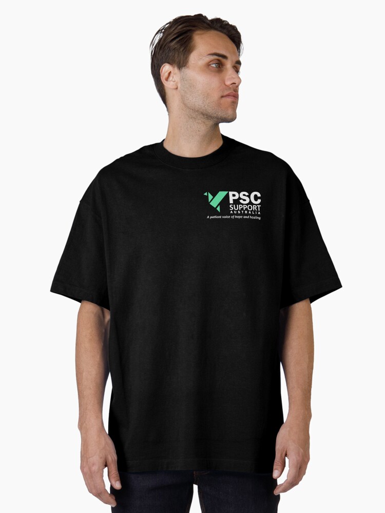 Thumbnail 2 of 7, Oversized T-Shirt, PSC Support Australia Standard Logo designed and sold by PSCSupport.