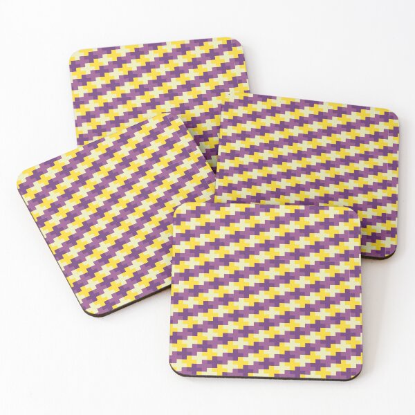 Item preview, BFF Cross Check designer checks by MissCheck - Purple and Yellow designed and sold by MissCheck.