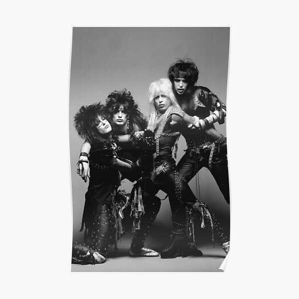 Black or White Crue Team Poster