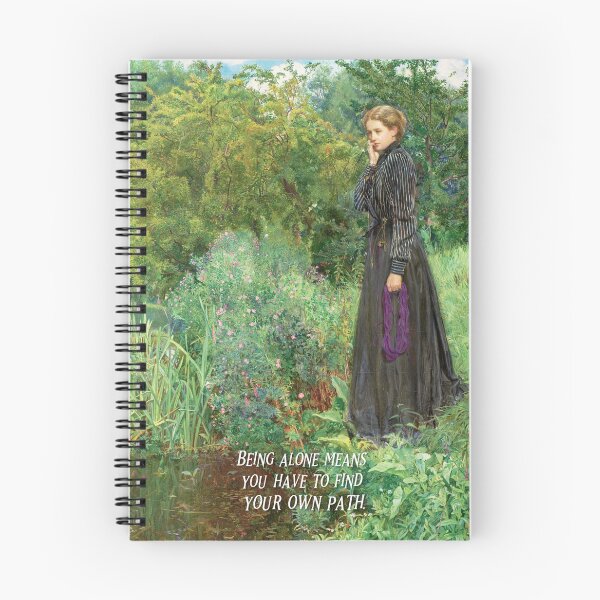 Item preview, Enola Holmes Poster, "Being alone means - " designed and sold by SerenaChoe.