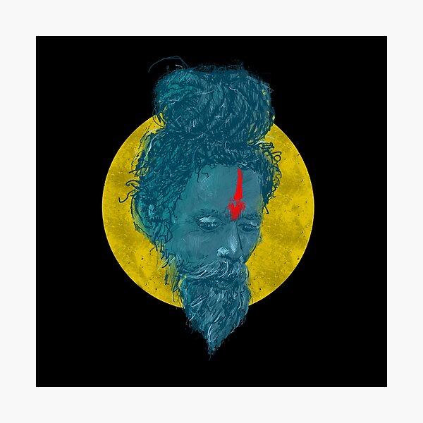 Item preview, sadhu old spiritual man. designed and sold by illlustreation.