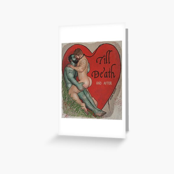 Till Death - Queer Gay Valentine Love 2 Greeting Card