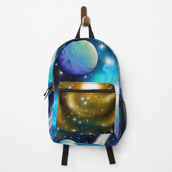 Item preview, Galaxy Landscape Space Planets designed and sold by LunarAphelion.