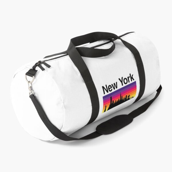 Item preview, New York Skyline, Sunset Gradient - White 2 designed and sold by DionBlaster.