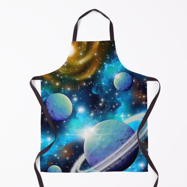Item preview, Galaxy Landscape Space Planets designed and sold by LunarAphelion.