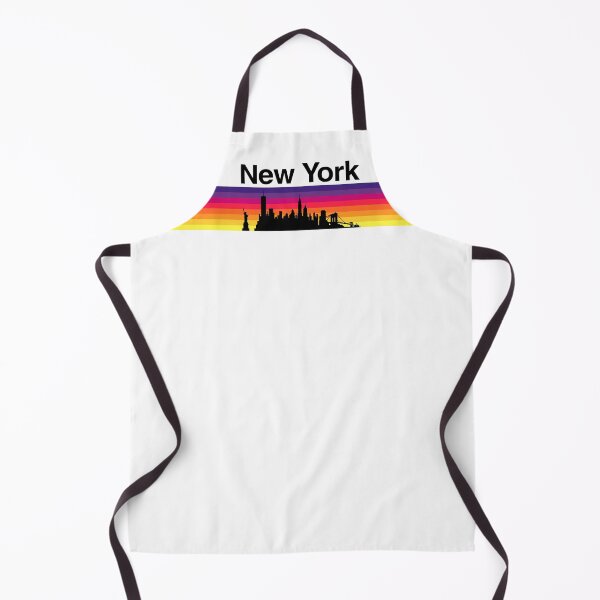 Item preview, New York Skyline, Sunset Gradient - White 2 designed and sold by DionBlaster.