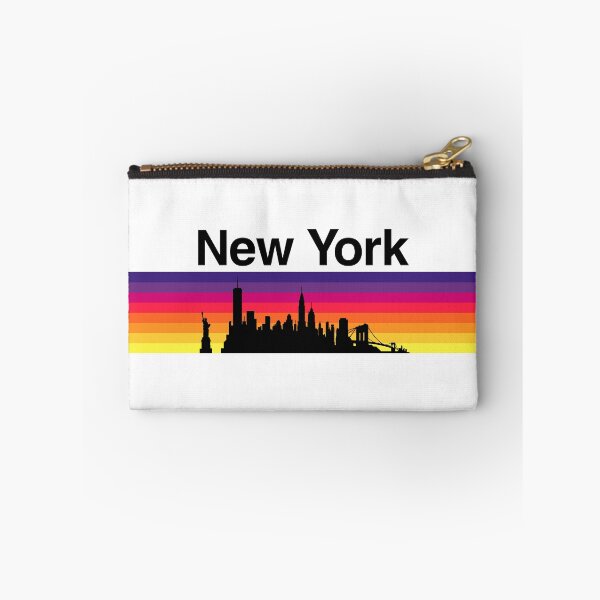 Item preview, New York Skyline, Sunset Gradient - White 2 designed and sold by DionBlaster.
