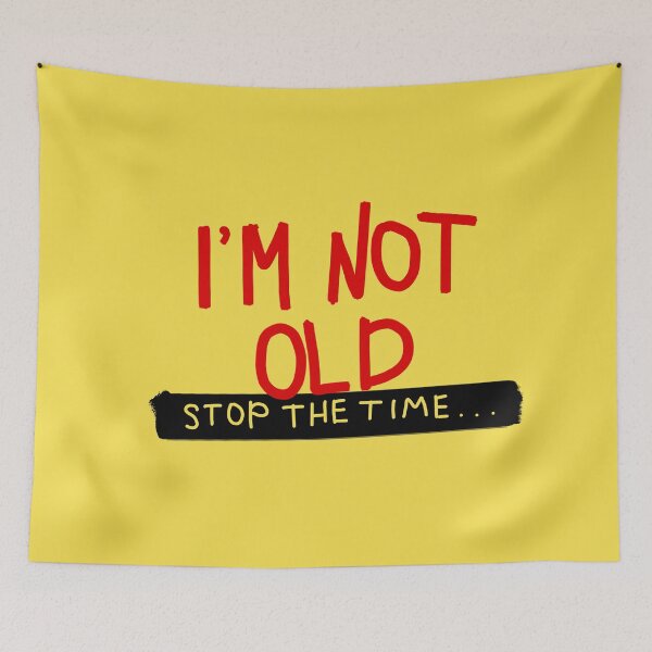 Item preview, Fun lettering, Im not old, Text, Quote  designed and sold by Babydov.