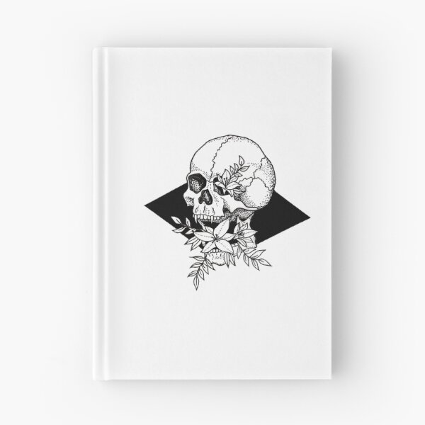 Item preview, Skull with flowers designed and sold by Jgmaya.