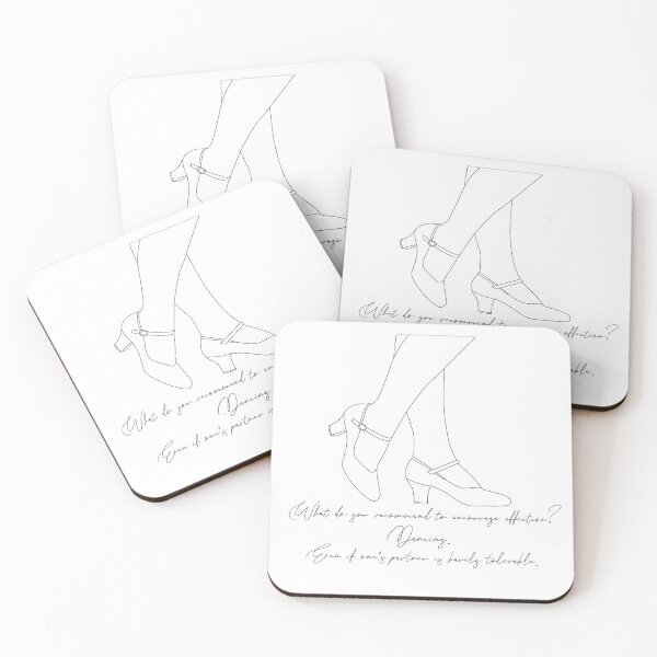 Item preview, Dancing Quote - Pride and Prejudice designed and sold by broadwaycantdie.