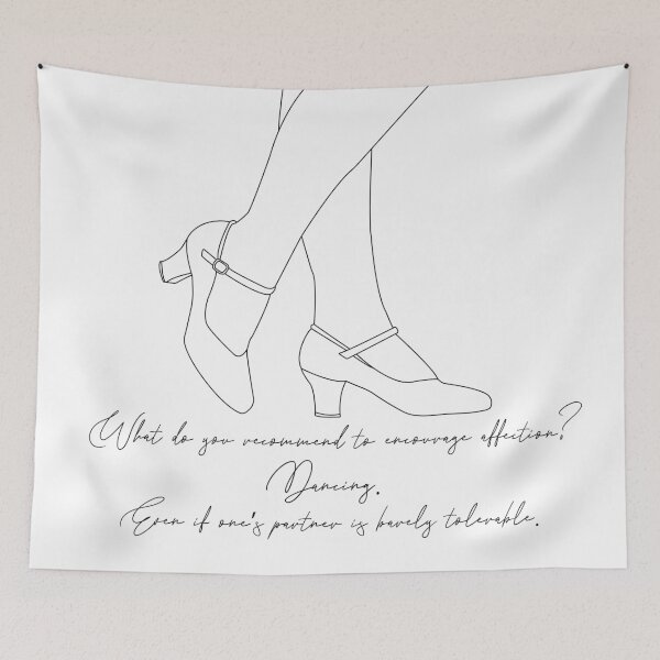 Item preview, Dancing Quote - Pride and Prejudice designed and sold by broadwaycantdie.