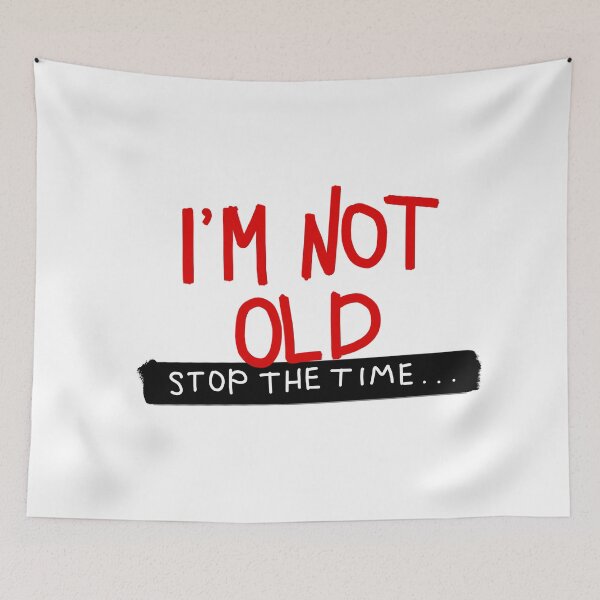 Item preview, Fun lettering, Im not old, Text, Quote  designed and sold by Babydov.