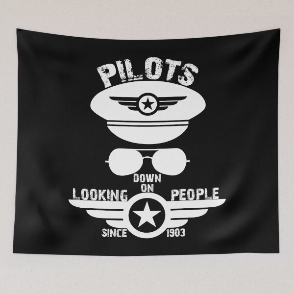 Item preview, Pilots looking down on people airplane airport designed and sold by blikonie.