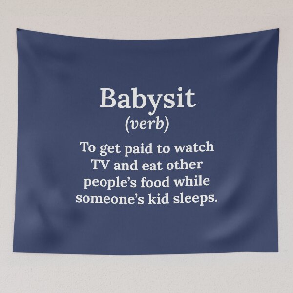 Item preview, Babysitter Babysitting Nanny Nannies Child Care Funny designed and sold by CuteDesigns1.