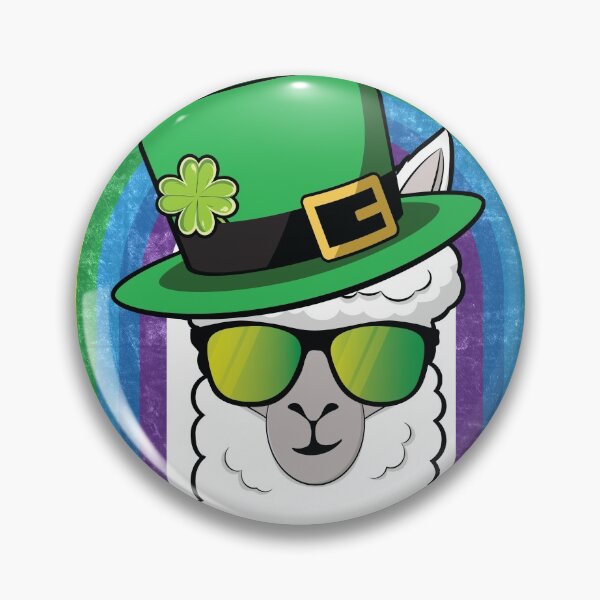 Item preview, St Patricks Day Llama Gift Rainbow Lucky Alpaca designed and sold by mejeoshop.
