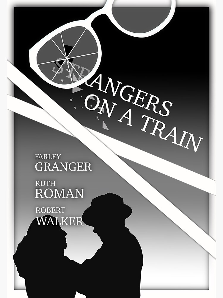 Hitchcock's Strangers On A Train by HearNoEvilArt